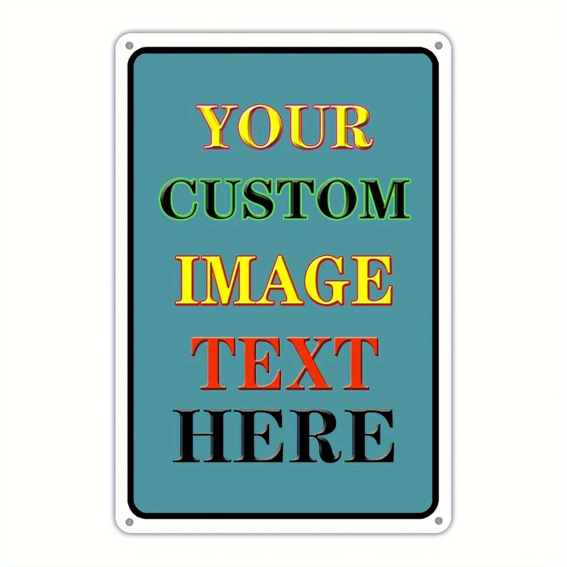 Vintage Collectible Plates - Aangepaste foto rechthoekige ijzeren plaat vintage