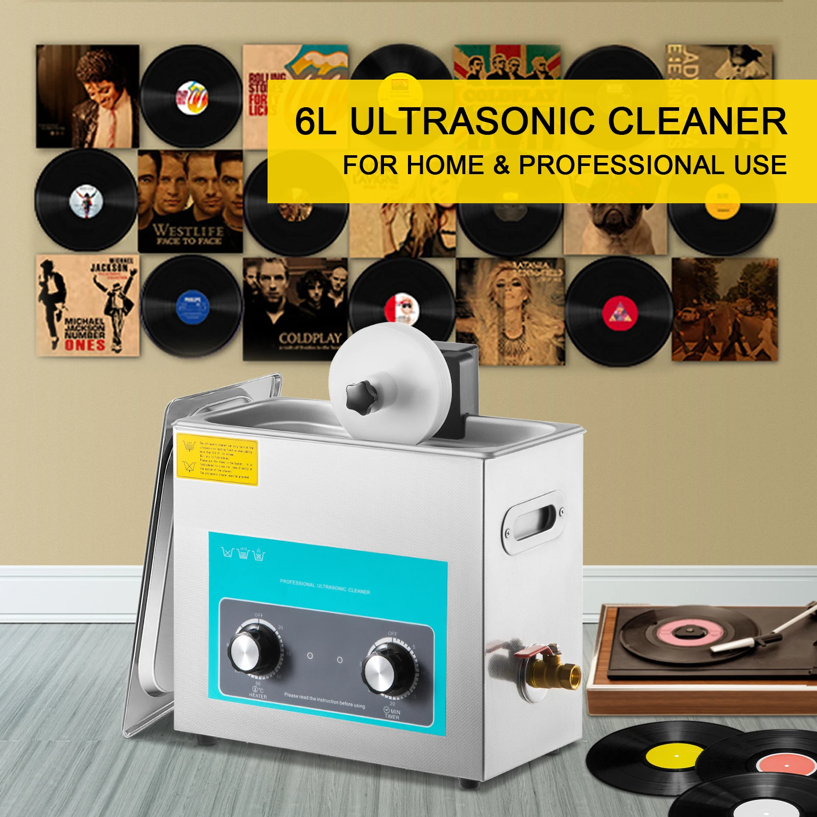 SIHAO 6L Vinyl Record Cleaner  - Vinyl Record Cleaner recensie en prijs