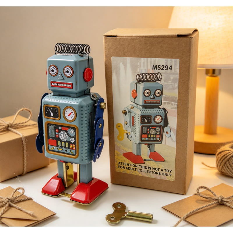 Vintage MS294 Tin Wind-Up Robo - Vintage Collectibles Store recensie en prijs
