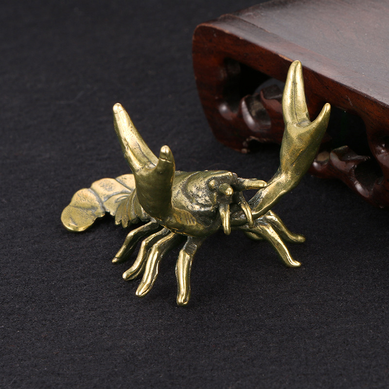 Massief messing kreeftornament - Vintage Collectible Pens recensie en prijs