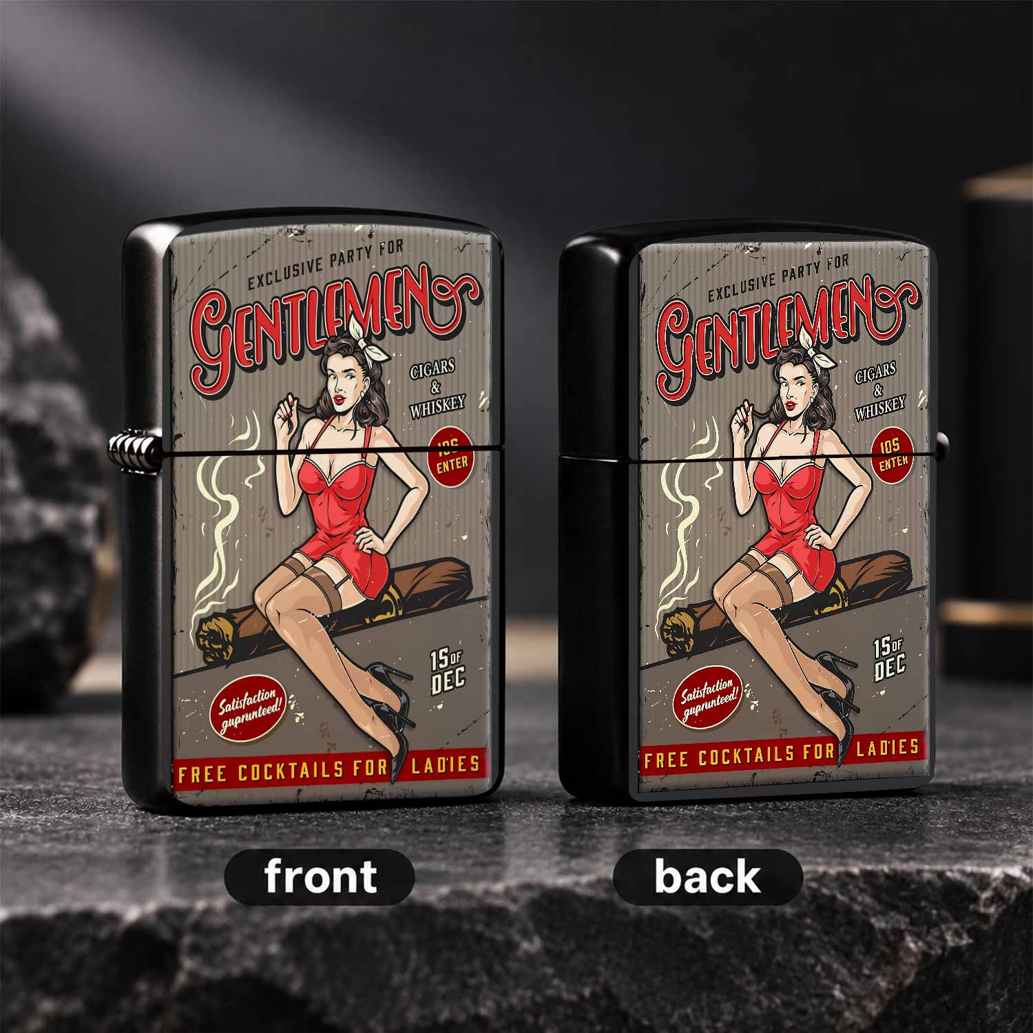 Vintage herenfeest, pin-upmeis - Vintage Collectible Posters recensie en prijs